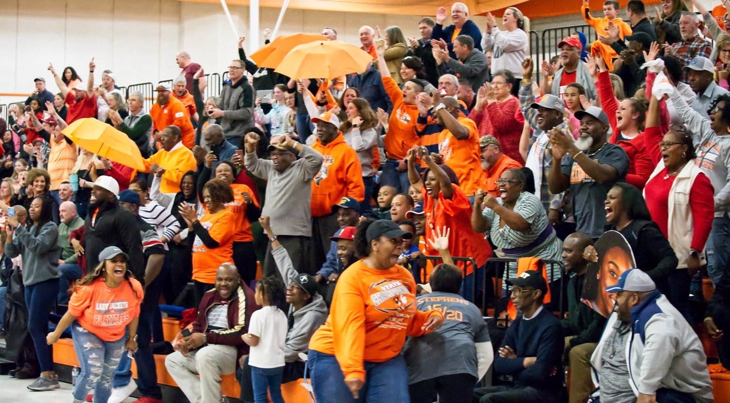 The crowd filled the stands in Grand Saline and their cheers filled the rafters.